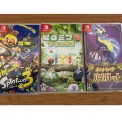 Switch ソフト3本 あつ森 ポケモン SwitchSports 他おまけ - メルカリ