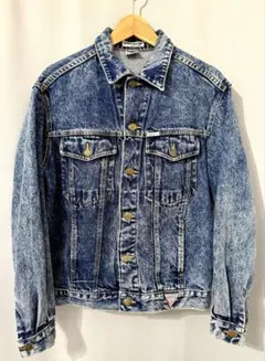 ヴィンテージGUESS ゲス デニムジャケット M USA製 ケミカルウォッシュ