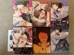悠と晴 1〜3 全巻 箱庭のアンバー 海老之尾 BL 新刊 まとめ売り 特典