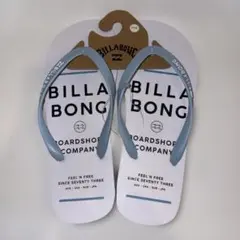 新作BILLABONG ビーチサンダル ホワイト/ブルーのサムネイル