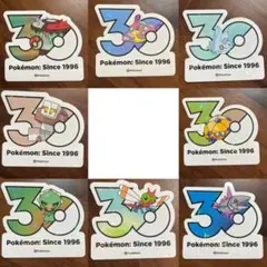 ポケモン 韓国限定 30周年ロゴ ステッカー 14枚 まとめ売り