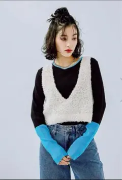 LEPSIM レプシィム 7ゲージペーパーヤーンベスト