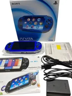 極美品 SONY PSVITA PCH-1000 サファイア・ブルー
