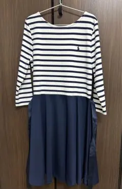 美品ラルフローレン　POLO ワンピース　12-14 150cm相当　ネイビー