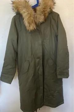 earth music & ecology 裏ボアモッズコート　カーキー　L