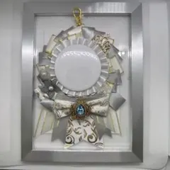 【痛ロゼット】 ロゼット グレー 灰色 ゴールド 金 ホワイト 白