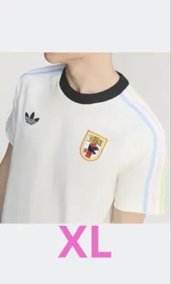 新品】サッカー 日本代表 アウェイ アディダス Tシャツ XLサイズ 白