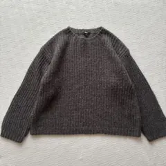 UNIQLO ユニクロ　モヘアブレンドオーバーサイズセーター　L グレー