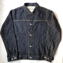 【良好】MUJI 無印良品 オーガニックコットン デニムジャケット サイズXL