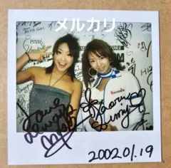 u*7様 須藤寛子 直筆サイン入りポラ+生写真 (レースクイーン） - メルカリ