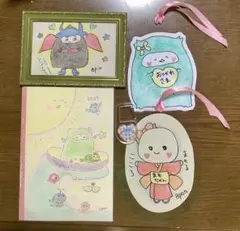 イラストノートとしおりセット