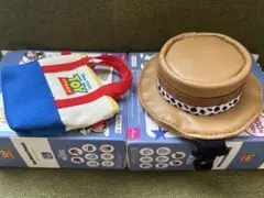 ダイソー DAISO トイ・ストーリー バッグチャームポーチ ウッディ等 セットのサムネイル