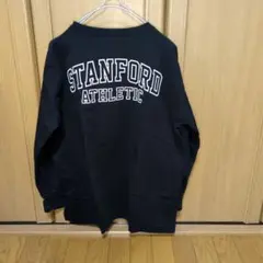 FREDY REPIT スタンフォードロゴ ブラックロングTシャツ