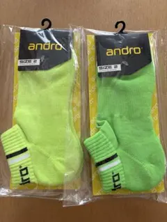 andro 卓球用ソックス サイズ2 2足セット