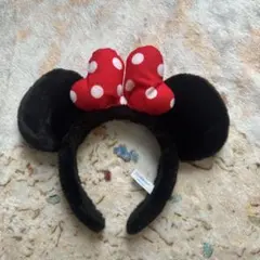 【即日発送】東京ディズニーリゾート ミニーマウス カチューシャ 赤い水玉