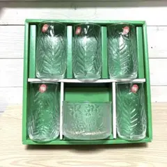 【最終価格】 カメイガラス 昭和レトロ タンブラー セット