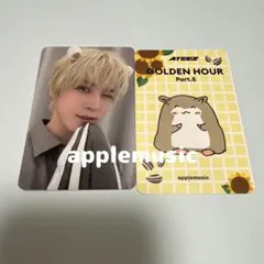 ATEEZ ソンファ トレカ applemusic ヨントン ハムティーズver - メルカリ