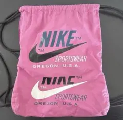 早い者勝ち♦️激レア♦️NIKE 旧ロゴarchive ピンクナップサックY2K