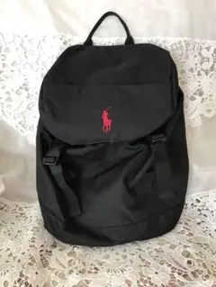 超美品！ ポロラルフローレン リュック バックパック ポニー 黒