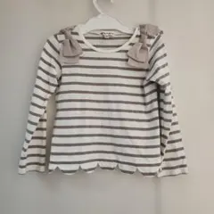 any FAM ストライプ 長袖カットソー 110