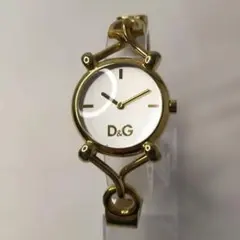 【レア】D&G 腕時計 ディーアンドジー ゴールド バングル ブレスウォッチのサムネイル