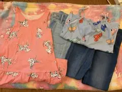 キッズ服 5点セット ジーパン ワンピース トップス next H&M ユニクロのサムネイル
