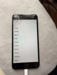 iPhone 6s Plus 64GB 画面割れ タッチ操作OK ジャンク