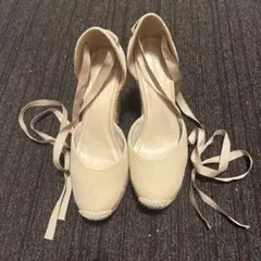 ESPERANZA ウェッジソール サンダル ベージュ