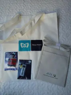 東京メトロオリジナルグッズ　トートバッグ＆サコシュ＆リフレクター　4点セット