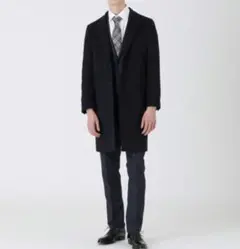 【新品】ブラックレーベルクレストブリッジ　チェスターコート　ネイビーLL　836