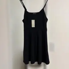 CECIL McBEE ブラックキャミワンピース タグ付き