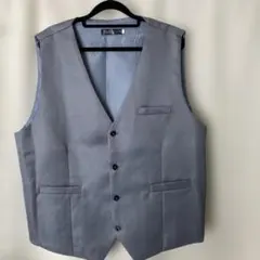 値下げ‼️グレー スーツベスト　4L相当 新品　未使用　タグなし