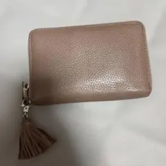 ACTUALLY 二つ折り財布 タッセル付き ピンクのサムネイル