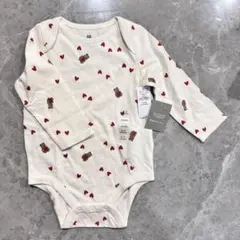 新品★ベビー 70cm babyGAP ロンパース ハート くまさん