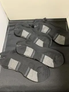 TSLA ブラック グレー ソックス 4足セット