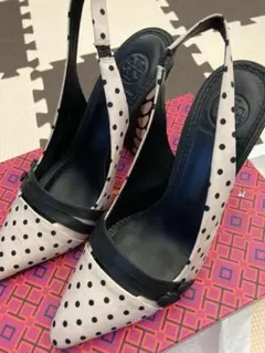 [値下げ]香港DutyFree購入　トリーバーチ　スリングバックパンプス