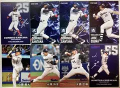プロ野球チップス2025 東京ヤクルトスワローズ サンタナ 箔押しサイン