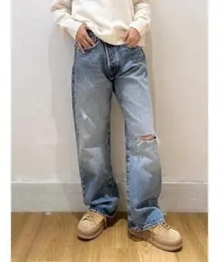 GAP '90s ルーズフィットデニム ２８×３０ ライトインディゴブルーのサムネイル