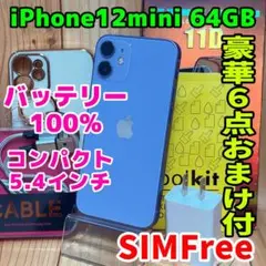 SIMフリー 本体 iPhone 12 mini 64 GB パープル 046