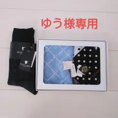 BLACK LABELCRESTBRIDGE ソックス タオルハンカチ2枚セット