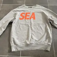 未使用　WIND AND SEA スウェット グレー SEAロゴのサムネイル