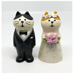 コンコンブル デコレ ウェディング 洋装猫 結婚式 ペア