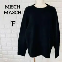 ミッシュマッシュ オリエンタルトラフィック ニット プルオーバー 黒 FREE