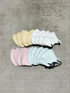 立体型不織布マスク 多色