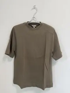 H&M オーバーサイズ 肩パッド付 半袖 Tシャツ カーキ XS 新品未使用のサムネイル