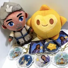 ディズニー ウィッシュ スター アクリルキーホルダー ぬいぐるみ マスコット