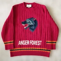 グッチ ウルフ刺繍ニット ウール カシミヤ シルクのサムネイル