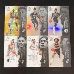 NBAカード Flair Hot Numbers ブロックキング 6枚 コンプ - メルカリ