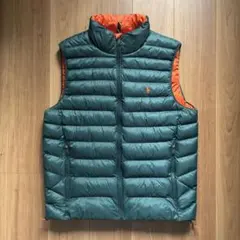 ポロラルフローレン ダウンベスト Mサイズ ダークグリーン