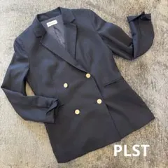 紺ブレ　銀ボタン　PLST Sサイズ　プラステ